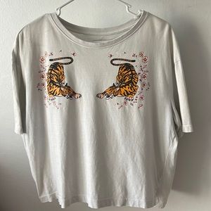 🐅 tigers designs crop top!